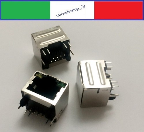 Connettore rj45 led - connettore, +