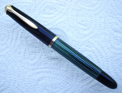 Pelikan 400nn verde righe - 400nn,
