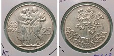 Cecoslovacchia 25 corone, 1955