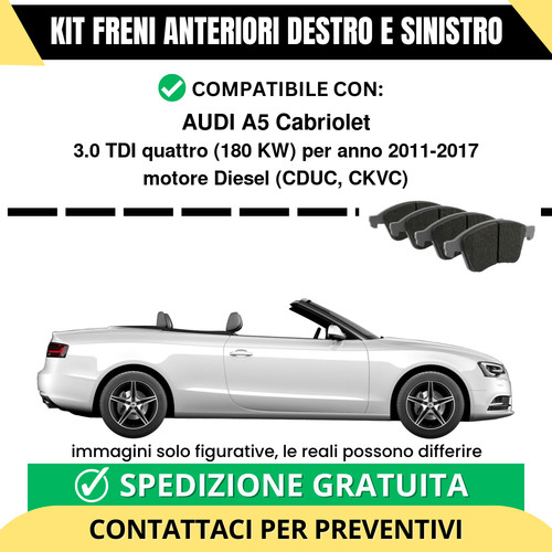 Pastiglie freno anteriori - pastiglie,