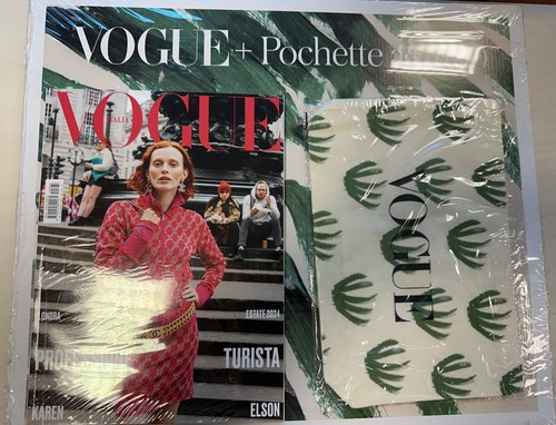 Pochette vogue bianca verde - bianca,