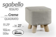 Pouf sgabello poggiapiedi - pouf,