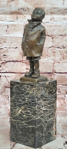 Bronzo vintage firmato figura - vintage,