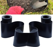 2 cordoli per prato in plastica per recinzioni da giardino, aiuole, 20 cm x 10 m