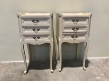 Comodini Provenzali Laccati Bianco - Restaurati (in corso d'opera)_car 2627