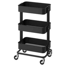IKEA RÅSKOG Carrello, Nero