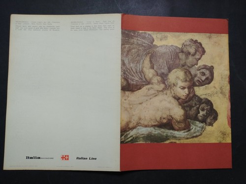Menu nave michelangelo - menu,