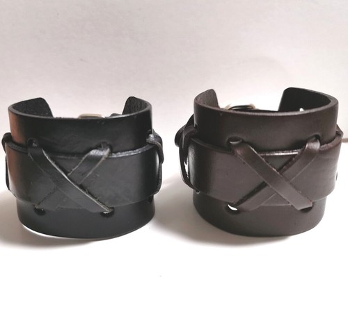 Bracciale uomo pelle cuoio - bracciale,