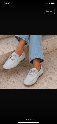 Mocassins maje blanc - maje, nouvelle