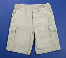 shorts uomo usato cargo W31 tg 45 grigio multitasche relaxed used boy T4942