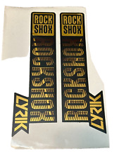 Adesivi per forcella Rockshox LYRIK, nero/oro finitura opaca