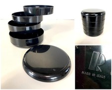 BOX REXITE Multiplor ROTATING DESK ORGANAIZER DESIGN Rino Pirovano NERO 1977