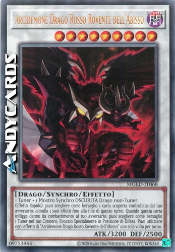 Arcidemone drago rosso rovente - drago,