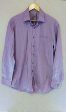 Camicia manica lunga da uomo angelo litrico in cotone colore viola tinta...