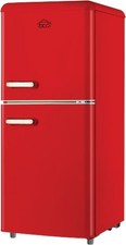 DCG Frigorifero Doppia Porta Capacità 110 Litri Classe E Statico Rosso MF110RCDP