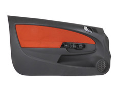 (L08) 13232896 Orig. Opel Corsa D Pannello Porta Anteriore Sinistra 'Indian Red'