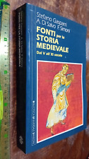 LIBRO: Fonti per la storia medievale, Gasparri, Di Salvo, Simoni, 1°Ed. 1992