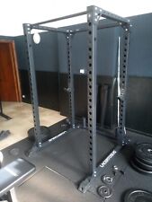 attrezzatura palestra Lacertosus rack completa di safety, bilanciere.