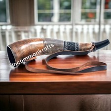 Corno da guerra vichingo - tromba da battaglia originale in corno di bue da 1...