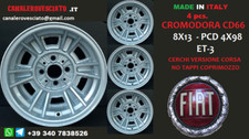 4 Cerchi Fiat 124 128 Cromodora CD66 CD80 CORSA 8x13 4x98 felgen wheels jantes
