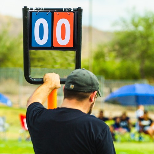 Score flipper basket - score,