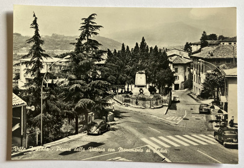 Cartolina bergamo villa - ,