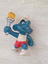 PUFFO TORCHBEARER - PUFFO PORTATORE DELLA FIACCOLA OLIMPICA PUFFI - PEYO - SMURF