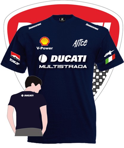 Shirt printed ducati - printed,