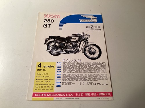 Ducati pagina depliant - , gt