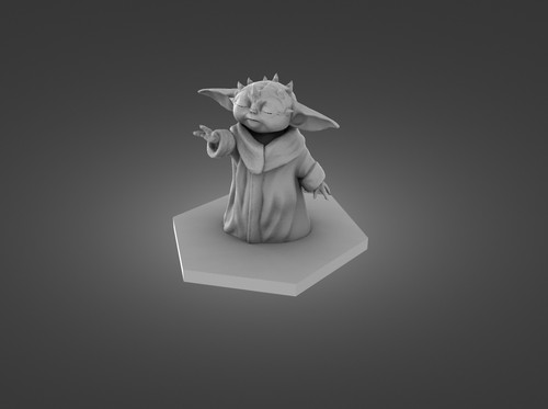 Statua dark baby yoda - statua,
