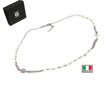 collana rosario argento 925