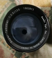 Super-Takumar 1:3.5 / 135 Pentax Vite M42 42x1 con Tappo e Custodia 