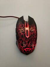 Trust GXT 105 Mouse da Gaming con Filo - Nero/Rosso LED multi colore Funzionante