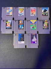 Lotto giochi NES! 🔥 RARO RITROVAMENTO! 10 Classici Sciolti (TESTATI) Ultimate Retro Adventure