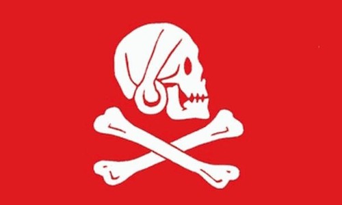 Bandiera pirata henry avery - pirata,