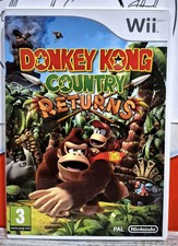 DONKEY KONG COUNTRY RETURNS NINTENDO WII PRIMA STAMPA EU CON ITALIANO OTTIMO
