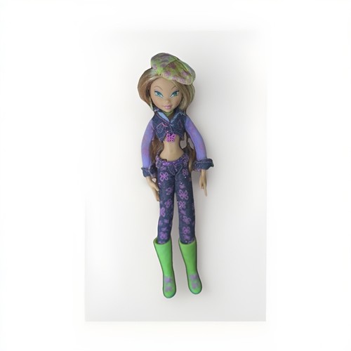 Winx club denim flora - flora, bambola