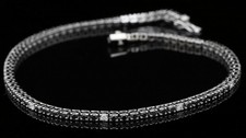 Tennis bracciale oro - bracciale, bianco