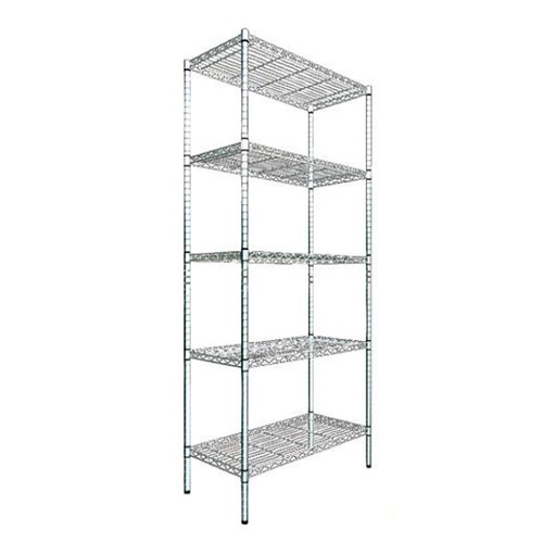 Scaffale acciaio cromato 5 - in,