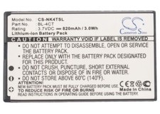 820mAh Battery For Nokia