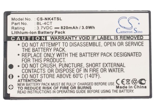820mah battery for nokia - battery,