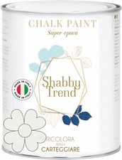 CHALK PAINT Pittura Shabby Chic Vintage Mobili Extra Opaca BIANCO NATURALE 