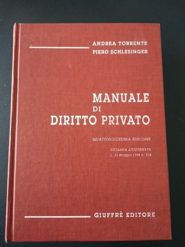 Manuale diritto privato - manuale, di