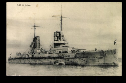 Kaiser nave da guerra - s.m.s., kaiser,