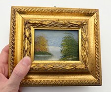Quadro dipinto paesaggio LAGO
