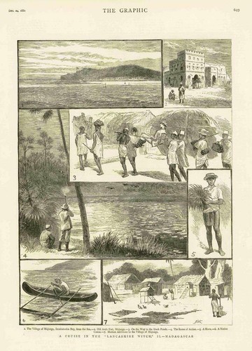 1881 stampa antica africa - antica,