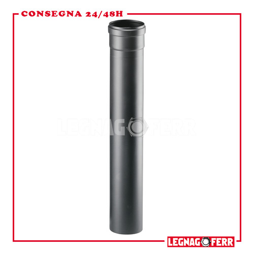 Tubo stufe pellet nero - 50, cm