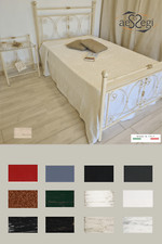 Letto alla francese in ferro battuto Mimosa