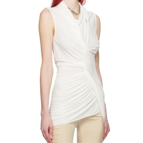 Top testurizzato crema rick - testurizzato,
