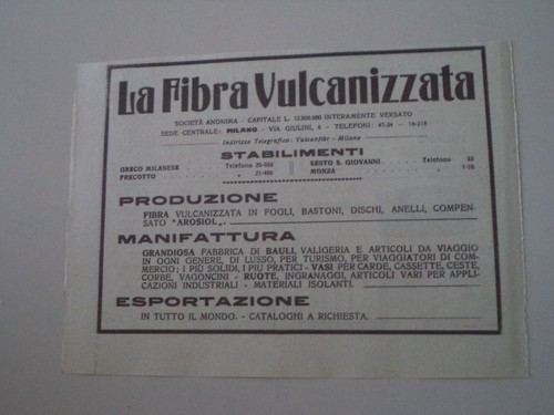 Advertising pubblicità 1922 - advertising,